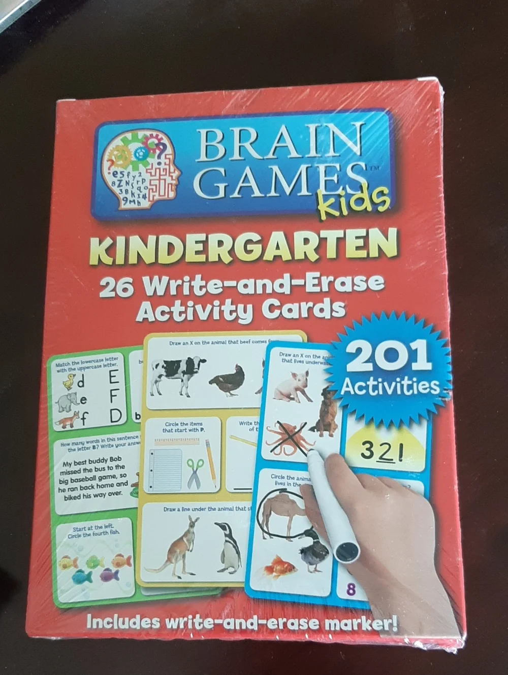 Kindergarten Write-and-Erase Activity Cards